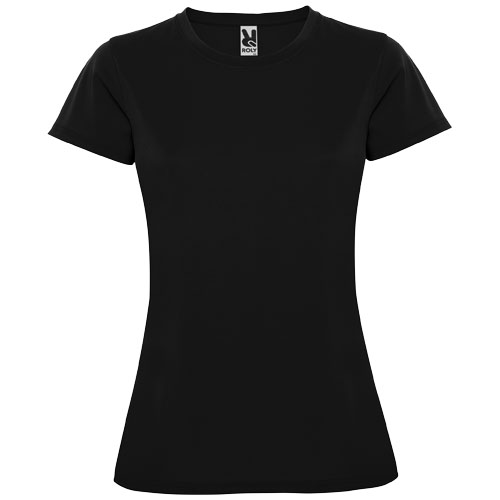Montecarlo dámské sportovní tričko s krátkým rukávem - Černá, S