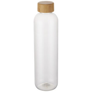 Ziggs 1000ml láhev na vodu z recyklovaného plastu - Průhledná bezbarvá