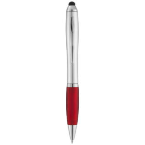 Kuličkové pero a stylus Nash s barevným úchopem