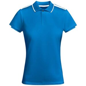Tamil dámská sportovní polokošile s krátkým rukávem - Kralovská modrá / Bílá, 2XL