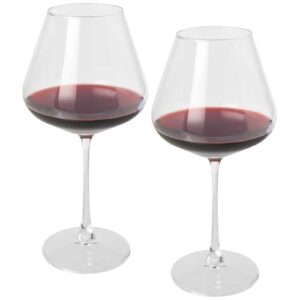 Rosso dvoudílná sada skleniček na víno - Průhledná
