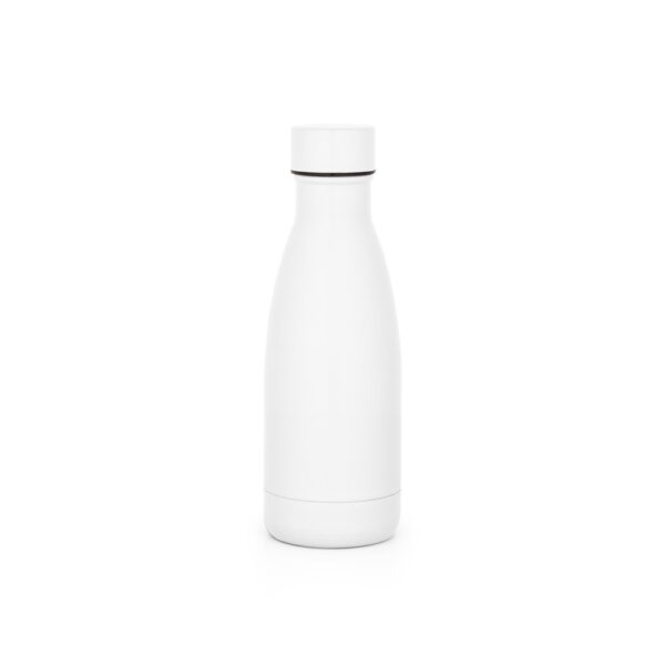 RE-BUFFON S. Termoska vyrobená z 90% recyklované nerezové oceli 400 ml - Bílá, 400 ml