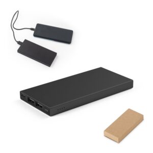 DOROTHY 5. Powerbanka s kapacitou 5 000 mAh vyrobená ze recyklovaného hliníku (100% rAL)