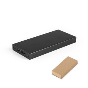 DOROTHY 10. Powerbanka 10 000 mAh ze recyklovaného hliníku (100% rAL)