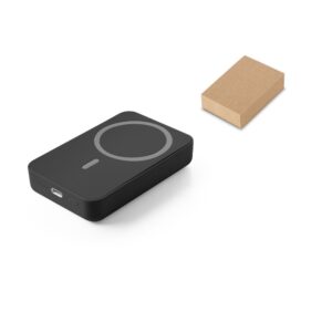 AMPERE 10. 10 000 mAh magnetická power banka s 15W superrychlou bezdrátovou nabíječkou ve recyklovaného ABS (100% rABS) - Bílá
