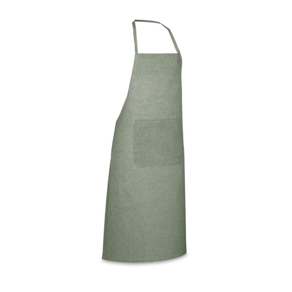 ZIMBRO. Zástěra s recyklovanou bavlnou (140 g/m²) - Tmavě zelená