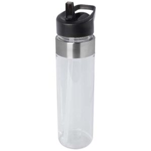 Dylan 650ml Tritan láhev s víčkem s hubicí - Průhledná bezbarvá