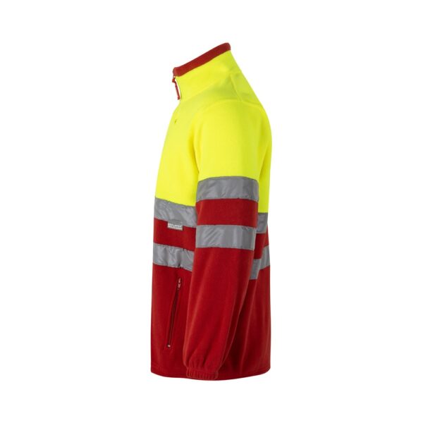 VL EROS LARGE. Dvoubarevná fleecová bunda (280 g/m²), z polyesteru (100 %)