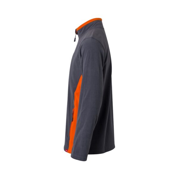 VL GERAS. Dvoubarevná fleecová bunda (220 g/m²) z polyesteru (100 %)