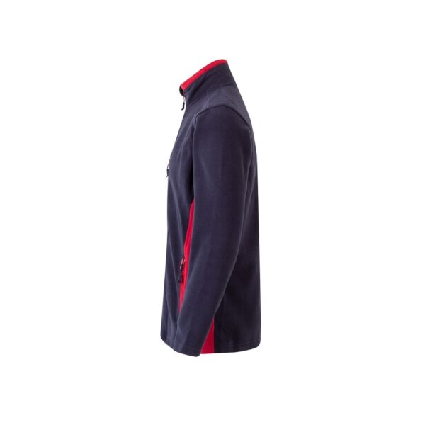VL GERAS. Dvoubarevná fleecová bunda (220 g/m²) z polyesteru (100 %)