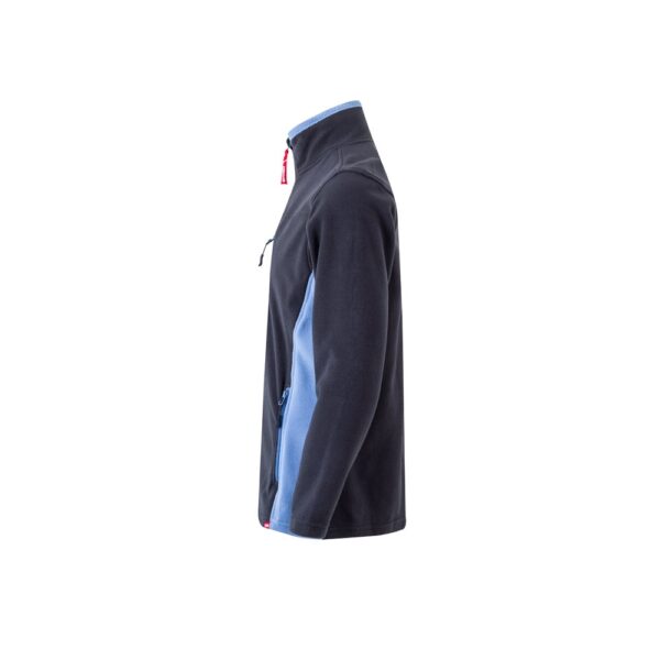 VL GERAS. Dvoubarevná fleecová bunda (220 g/m²) z polyesteru (100 %)