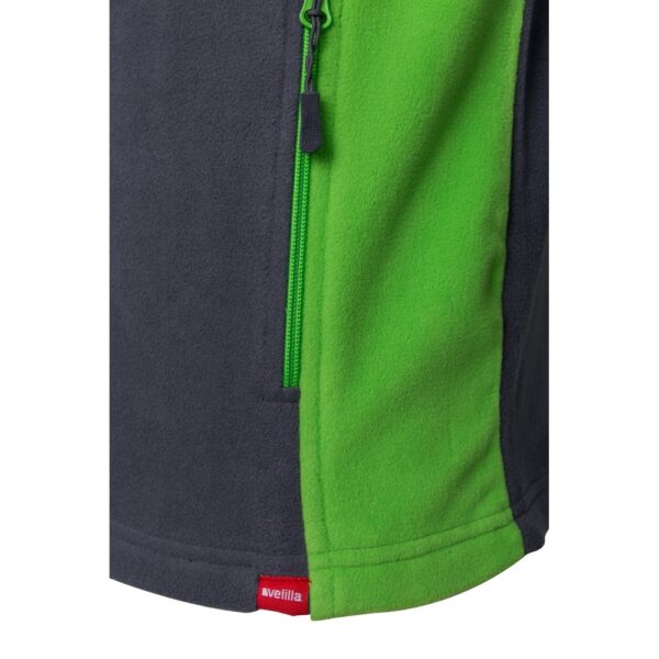 VL GERAS. Dvoubarevná fleecová bunda (220 g/m²) z polyesteru (100 %)