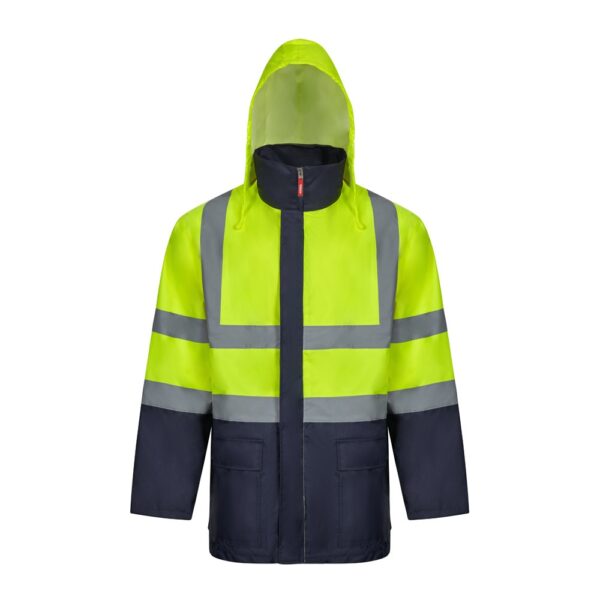 VL JUNO. Dvoubarevná parka 4v1 (180g/m²), z polyesteru (100%) s PU zátěrem