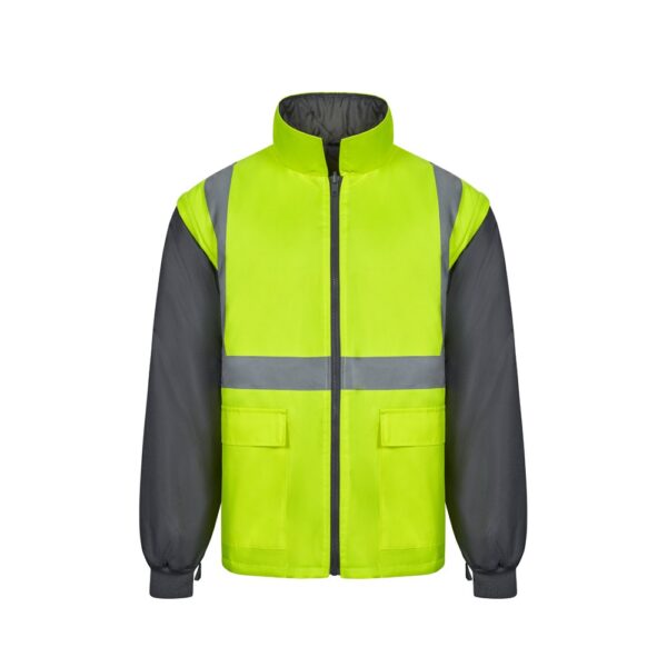 VL JUNO. Dvoubarevná parka 4v1 (180g/m²), z polyesteru (100%) s PU zátěrem