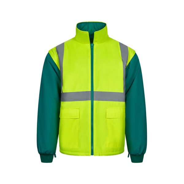 VL JUNO. Dvoubarevná parka 4v1 (180g/m²), z polyesteru (100%) s PU zátěrem