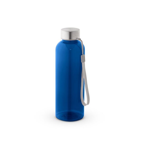 ENDERS M. Recyklovaného PET (100% rPET) láhev s lesklým průsvitným povrchem 600 ml - Modrá, 600 ml