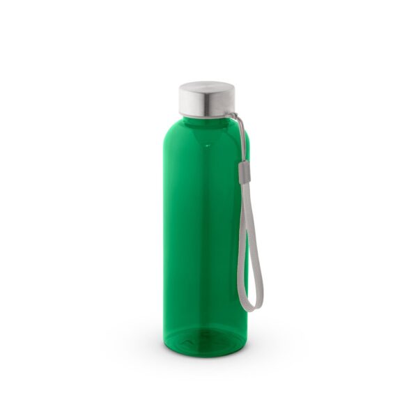 ENDERS M. Recyklovaného PET (100% rPET) láhev s lesklým průsvitným povrchem 600 ml - Zelená, 600 ml