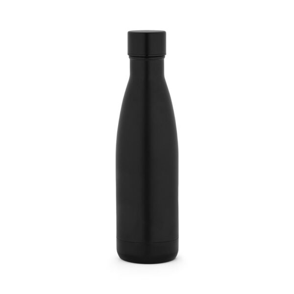 RE-BUFFON M. Termoska vyrobená z 90% recyklované nerezové oceli 520 ml - Černá, 520 ml