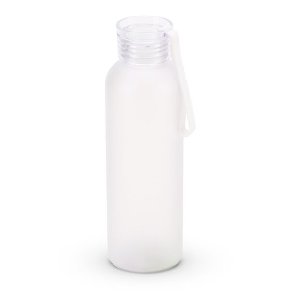 RIO rPET. Recyklovaného PET (100 % rPET) láhev s matným povrchem 600 ml - Transparentní, 600 ml