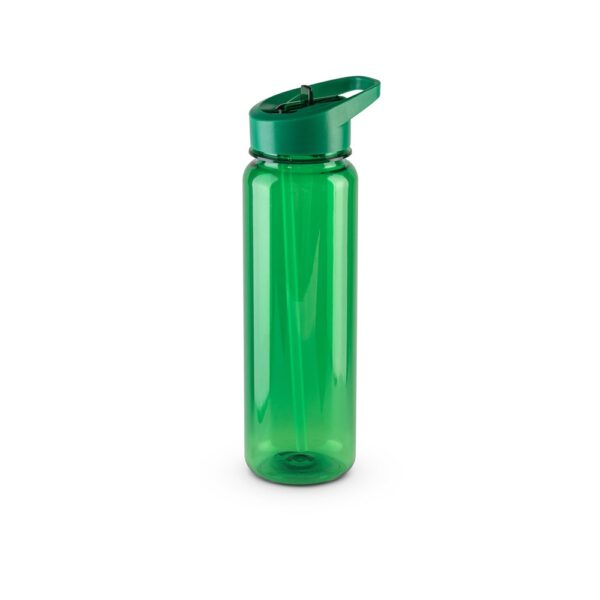 GILMORE. Recyklovaného PET (100% rPET) sportovní láhev s lesklým průsvitným povrchem 750 ml - Zelená, 750 ml
