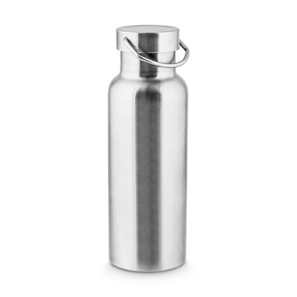 DUPLANTIS. Láhev z nerezové oceli (36% recyklace) s vakuovou izolací 810 ml - Saténově stříbrná, 810 ml