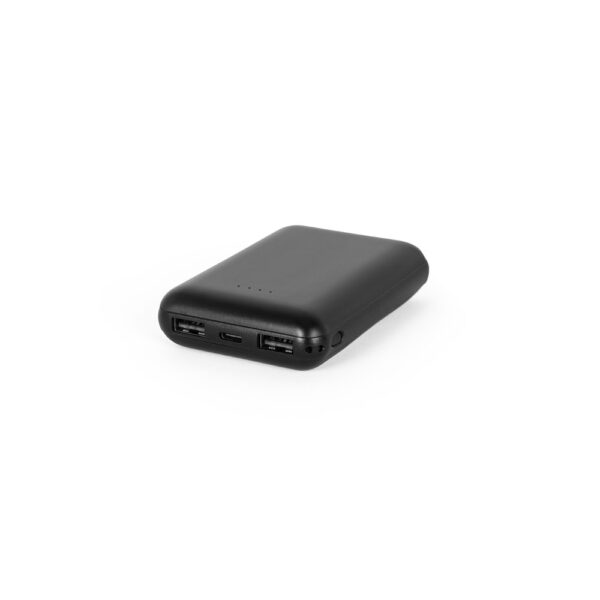 LEAKEY 8. Powerbanka 8 000 mAh ve recyklovaného ABS (100% rABS) - Černá