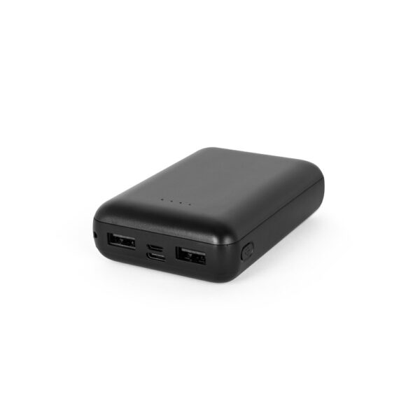 LEAKEY 10. Powerbanka 10 000 mAh ve recyklovaného ABS (100% rABS) - Černá