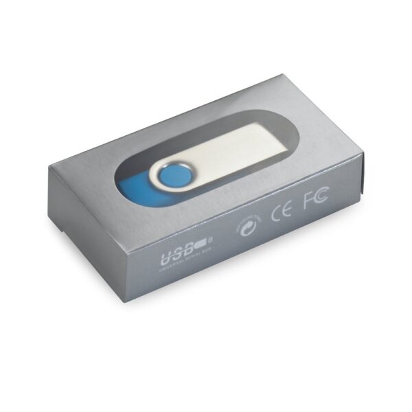 CLAUDIUS 8GB. 8 GB USB flash disk s kovovým klipem