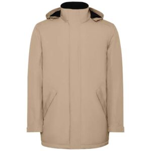 Pánská zateplená softshellová parka Notus - Tmavě písková, 3XL
