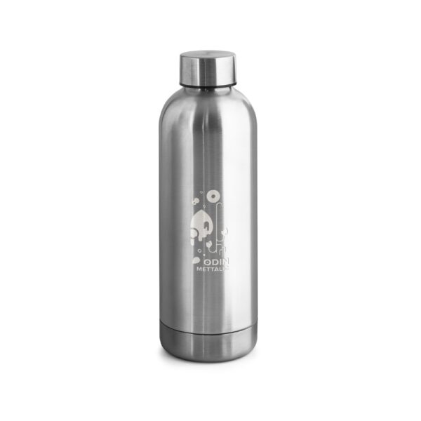 ODIN METTALIC. Láhev z 90% recyklované nerezové oceli 550 mL